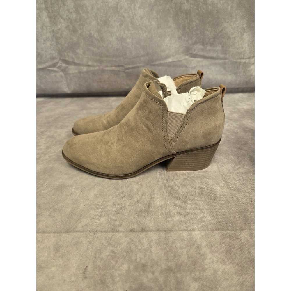 Dr Scholl's Brn W-SZ 10 SUEDE BOOTIE Tried On Great Cond